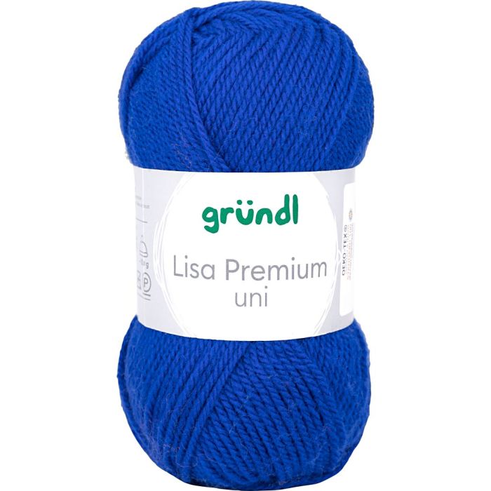 Acrylic yarn, needle 3-3,5, blue, 50 g/ 1 ball