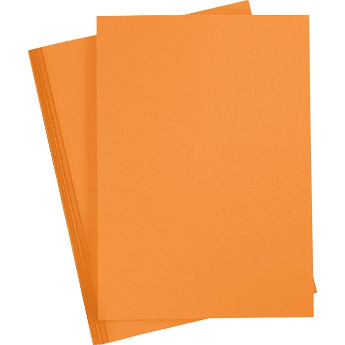 Cardboard, A3, 180 g, orange, 25 sheet/ 1 pack