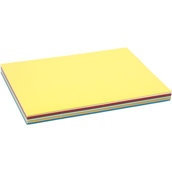 Spring Cardboard, A5, sheet 148x210 mm, 180 g, assorted colours, 60 ass sheets/ 1 pack