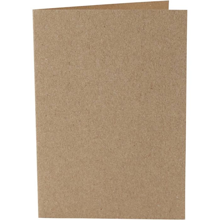 Cards, card size 10,5x15 cm, 220 g, natural, 10 pc/ 1 pack
