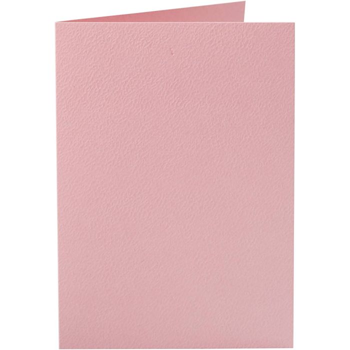 Cards, card size 10,5x15 cm, 220 g, rose, 10 pc/ 1 pack