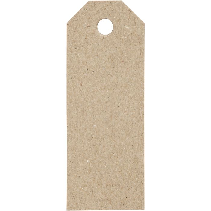 Manila Tags, size 3x8 cm, 220 g, natural, 20 pc/ 1 pack