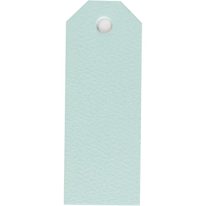 Manila Tags, size 3x8 cm, 220 g, light blue, 20 pc/ 1 pack