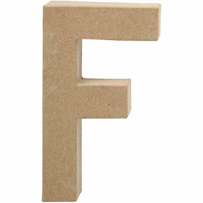 Letter, F , H: 20,5 cm, W: 11,6 cm, thickness 2,5 cm, 1 pc