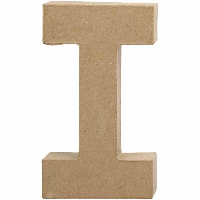 Letter, I, H: 19,9 cm, W: 11,2 cm, thickness 2,6 cm, 1 pc