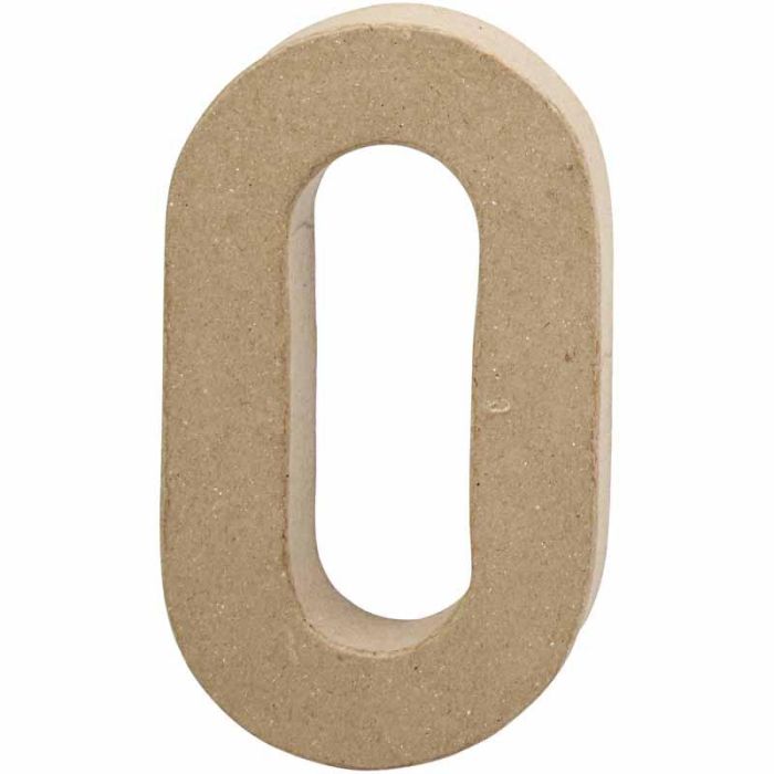 Number, 0, H: 20,4 cm, W: 11,7 cm, thickness 2,5 cm, 1 pc