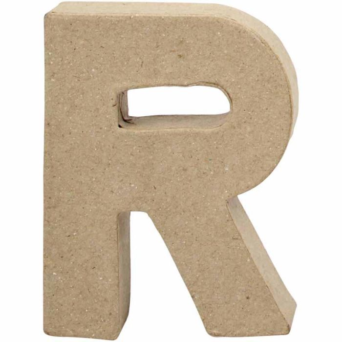 Letter, R, H: 10 cm, W: 7,5 cm, thickness 1,7 cm, 1 pc