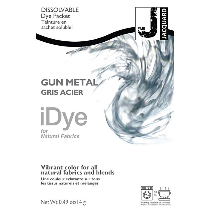 iDye for Natural Fabrics, grey metal, 14 g/ 1 pack
