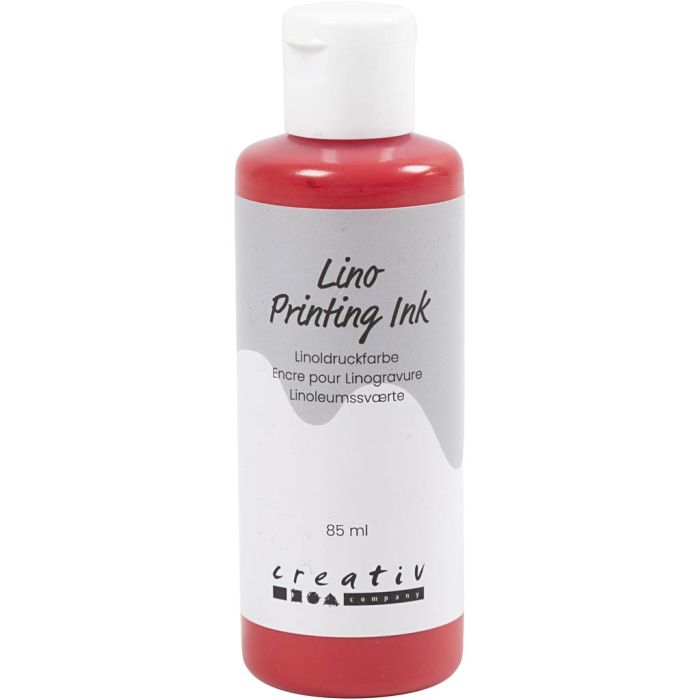 Lino Printing Ink, red, 85 ml/ 1 bottle
