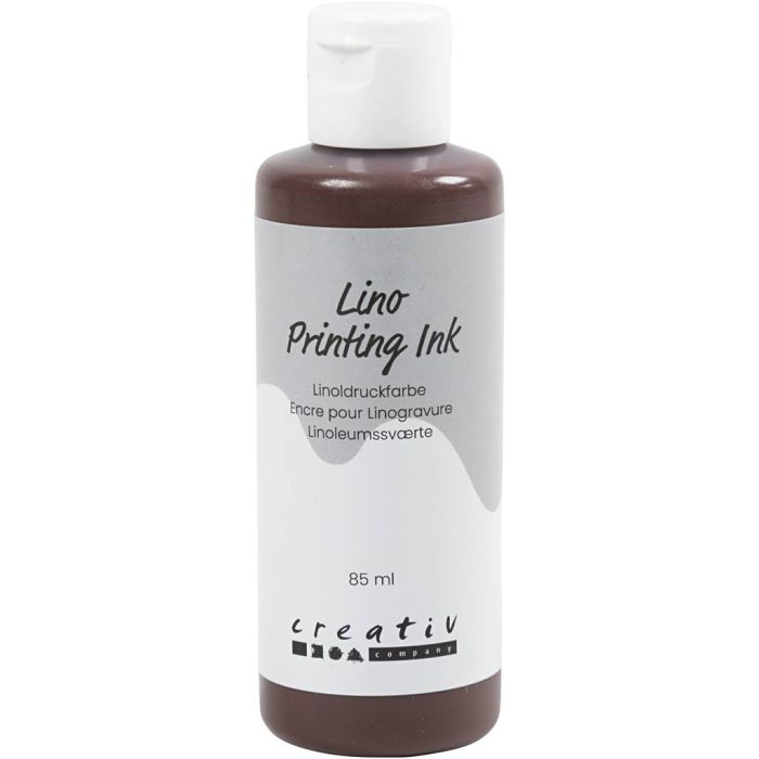 Lino Printing Ink, brown, 85 ml/ 1 bottle