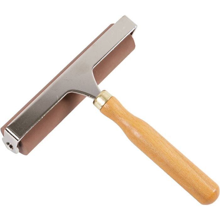 Rubber Roller/Lino Roller, W: 14,70 cm, dia. 3 cm, 1 pc