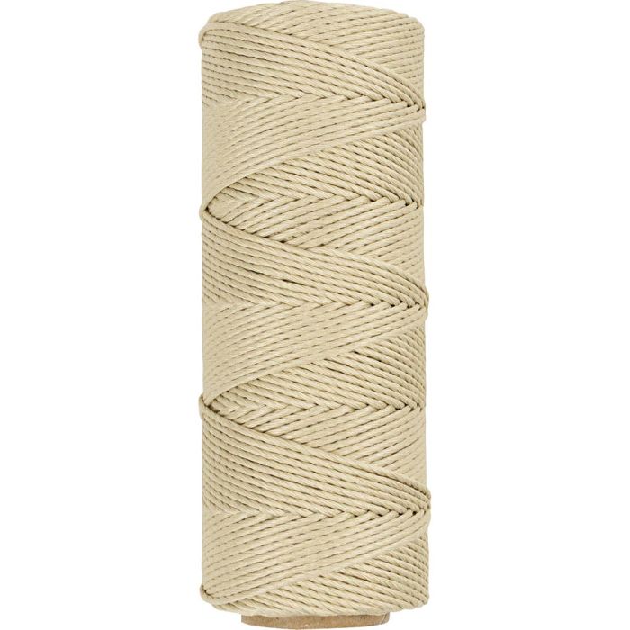 Bamboo Cord, thickness 1 mm, off-white, 65 m/ 1 roll