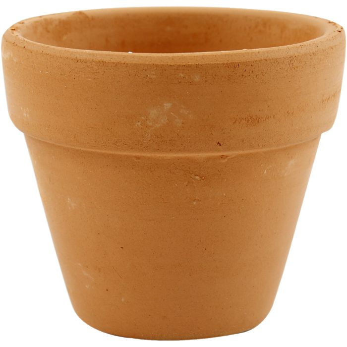 Flower Pots, H: 6,5 cm, dia. 7 cm, 24 pc/ 1 pack