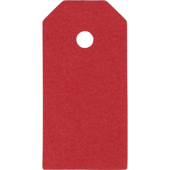 Manila Tags, size 3x6 cm, 250 g, red, 30 pc/ 1 pack