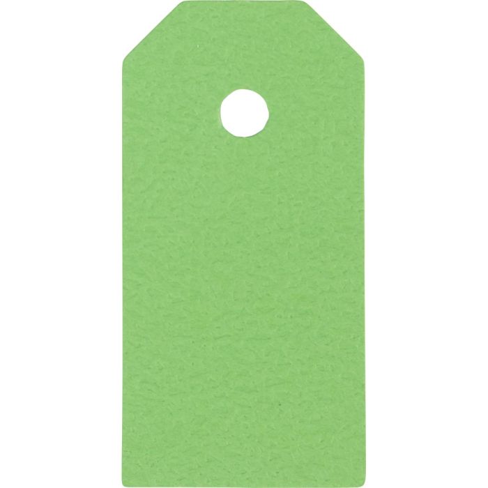 Manila Tags, size 3x6 cm, 250 g, green, 30 pc/ 1 pack