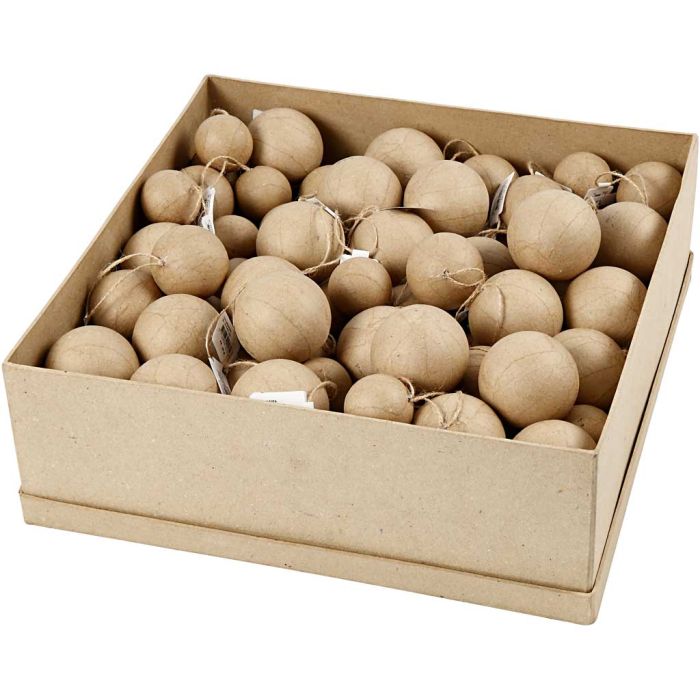 Christmas Ornaments, dia. 4+5+6 cm, 3x35 pc/ 1 pack