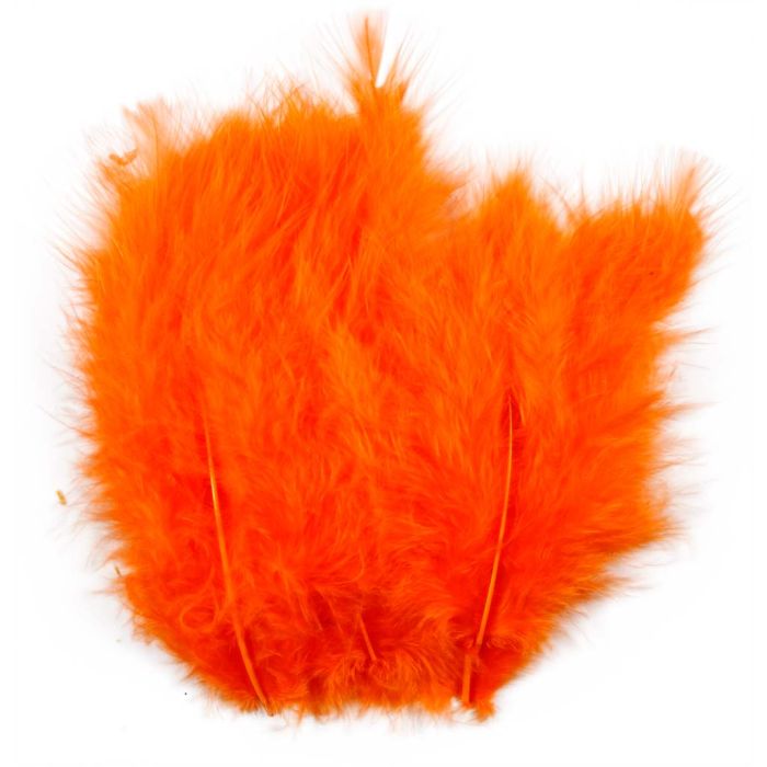Down, size 5-12 cm, orange, 15 pc/ 1 pack