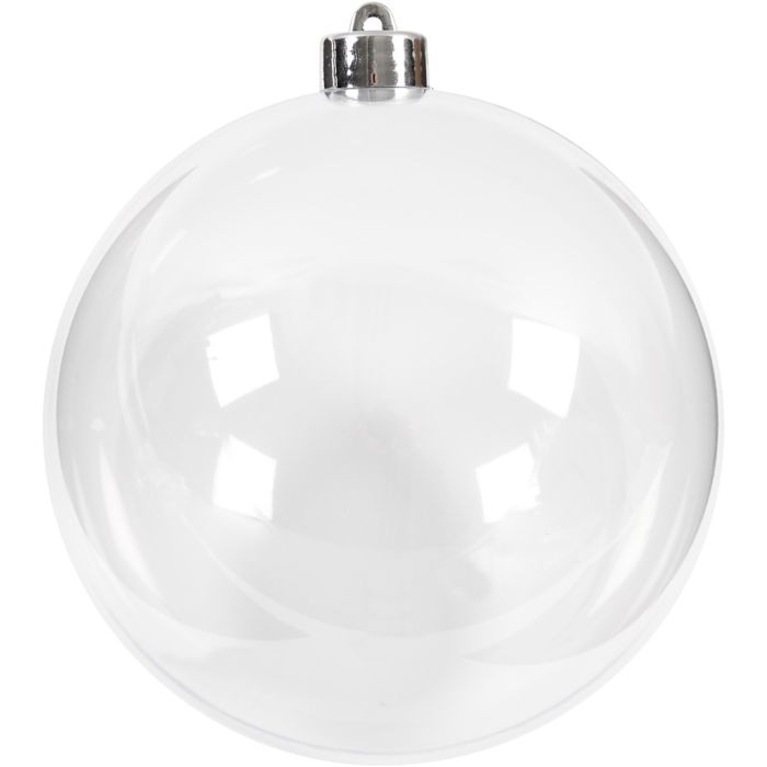 Baubles to Decorate, dia. 13,6 cm, transparent, 1 pc