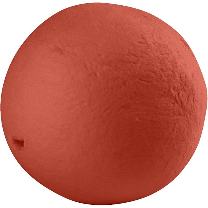 Compressed Cotton Balls, dia. 30 mm, red, 50 pc/ 1 pack