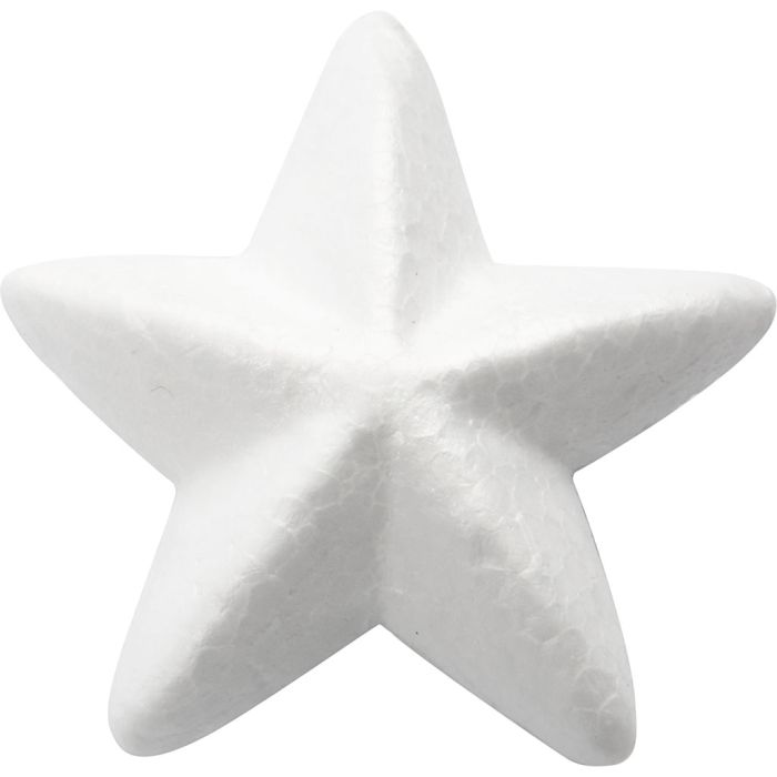 Star, W: 11 cm, white, 25 pc/ 1 pack