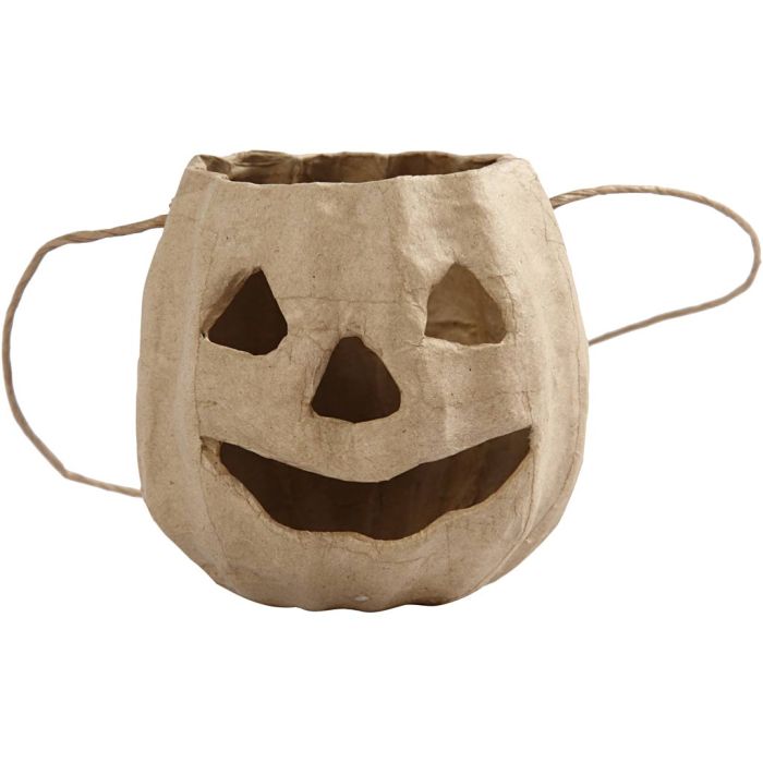Pumpkin head basket, H: 8,5 cm, dia. 9 cm, 1 pc