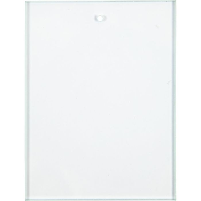 Glass Plate, size 8x6 cm, thickness 3 mm, 10 pc/ 1 pack