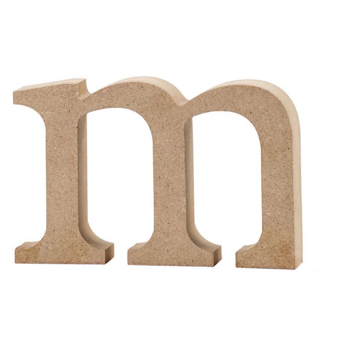 Letter, m, H: 8 cm, thickness 2 cm, 1 pc
