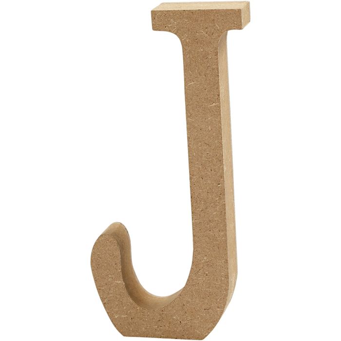Letter, J, H: 13 cm, thickness 2 cm, 1 pc