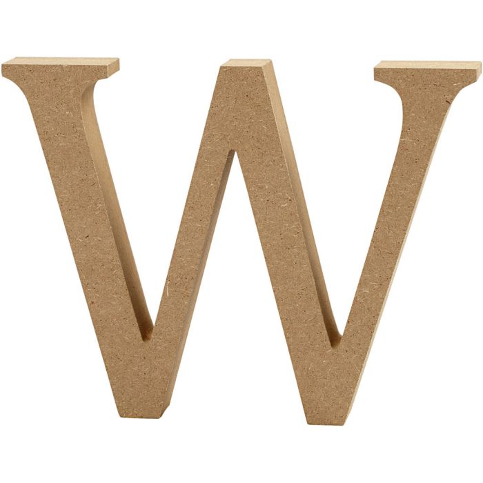 Letter, W, H: 8 cm, thickness 1,5 cm, 1 pc