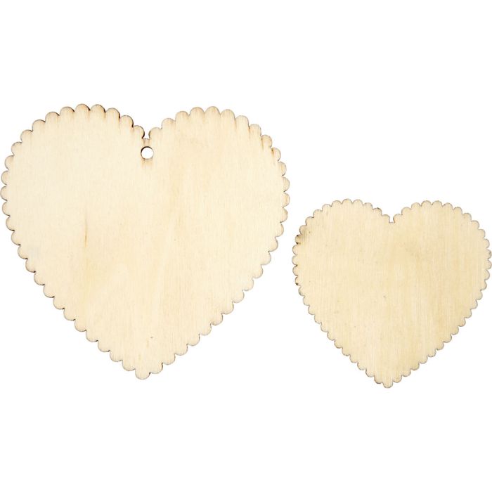 Hearts, size 5,1x5,1 cm, 12 pc/ 1 pack