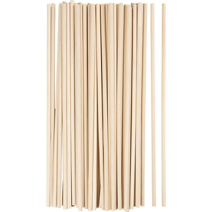 Stick, L: 30 cm, dia. 6 mm, 50 pc/ 1 pack