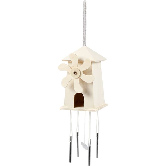 Wind Chimes, H: 12 cm, D. 7 cm, W: 7 cm, 1 pc