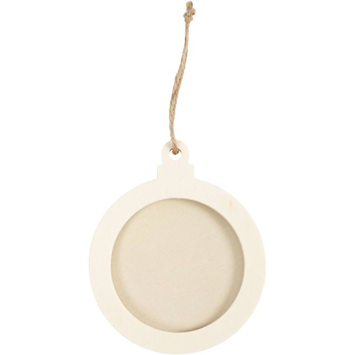 Frame, hanging decorations, D. 0,5 cm, dia. 8 cm, 3 pc/ 1 pack