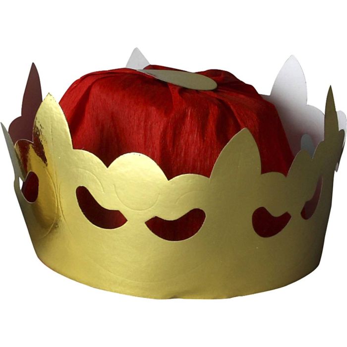 King's Crown, H: 11 cm, dia. 19 cm, gold, 1 pc