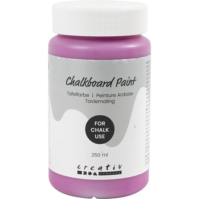 Chalkboard Paint, pink, 250 ml/ 1 bottle