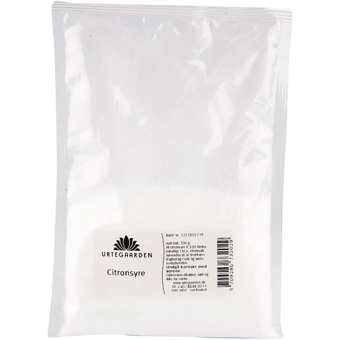 Citric Acid, Nature Identical, 100 g/ 1 pack