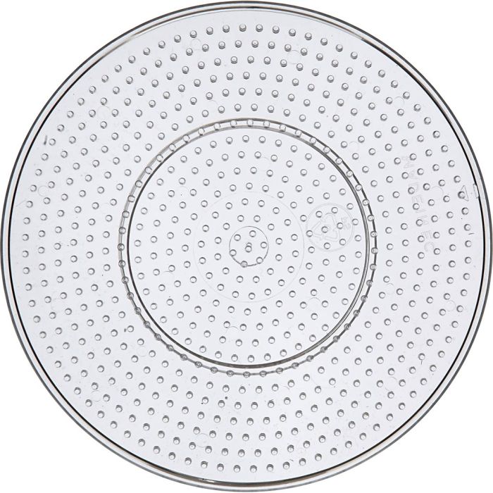 Peg Boards, large round, size 15 cm, medium, transparent, 1 pc