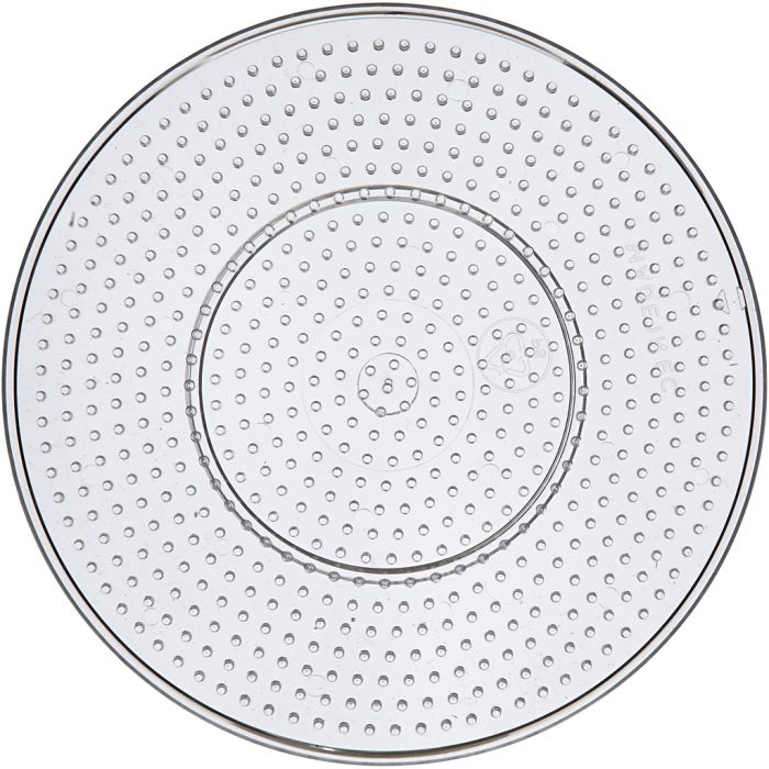 Peg Boards, large round, dia. 15 cm, medium, clear, 1 pc