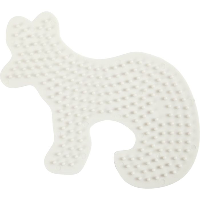 Bead board / pegboard, Fox, size 10 cm, medium, 1 pc