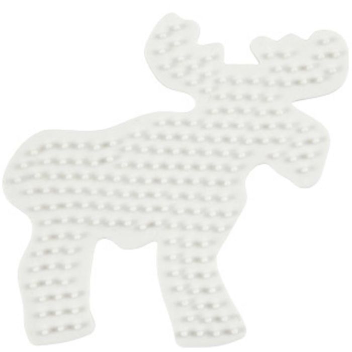 Bead board / pegboard, Moose, size 11 cm, medium, 1 pc