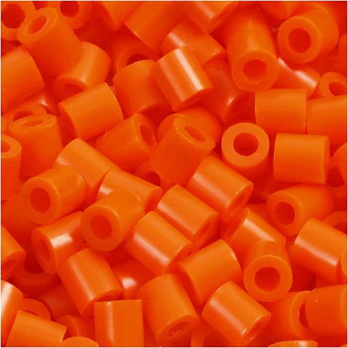PhotoPearls, size 5x5 mm, hole size 2,5 mm, medium, clear orange (13), 1100 pc/ 1 pack