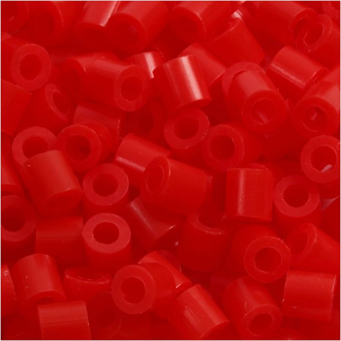 PhotoPearls, size 5x5 mm, hole size 2,5 mm, medium, red (19), 1100 pc/ 1 pack