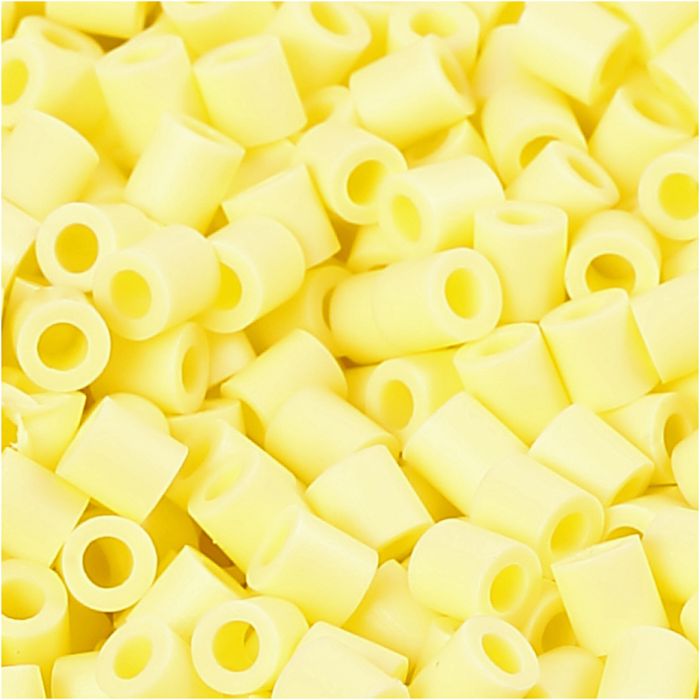 PhotoPearls, size 5x5 mm, hole size 2,5 mm, medium, light yellow (21), 1100 pc/ 1 pack