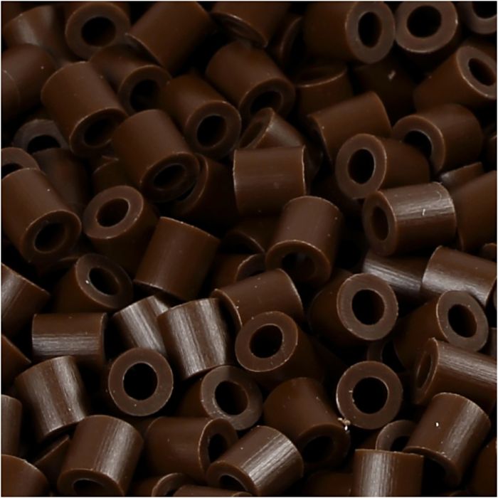 PhotoPearls, size 5x5 mm, hole size 2,5 mm, medium, dark brown (2), 6000 pc/ 1 pack
