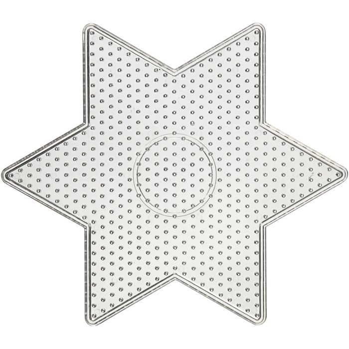 Peg Boards, large star, size 15x15 cm, medium, 10 pc/ 1 pack