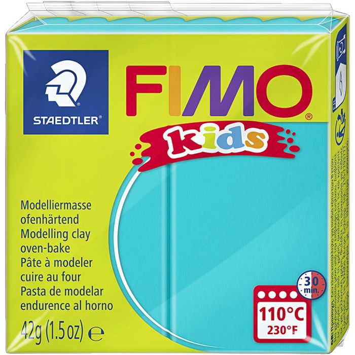 FIMO® Kids Clay, turquoise, 42 g/ 1 pack