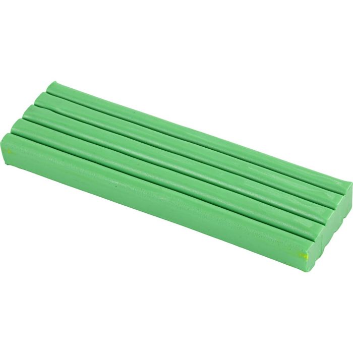 Modelling Clay, size 13x6x4 cm, leaf green, 500 g/ 1 pack