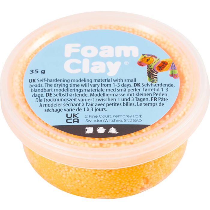 Foam Clay®, orange, 35 g/ 1 tub
