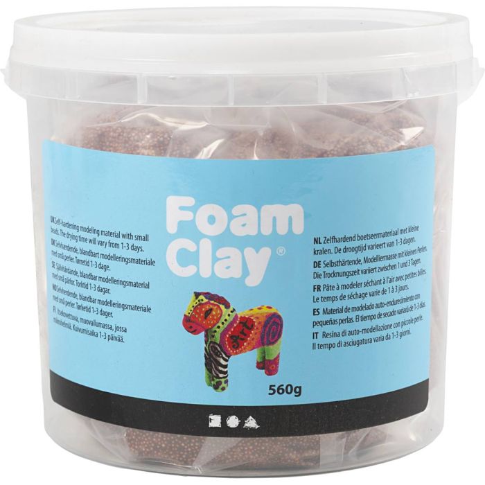 Foam Clay®, brown, 560 g/ 1 bucket