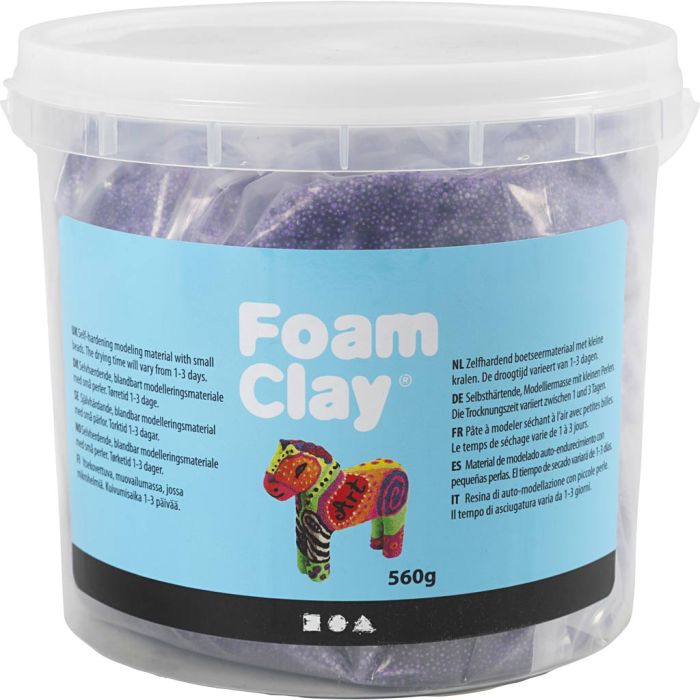 Foam Clay®, purple, 560 g/ 1 bucket